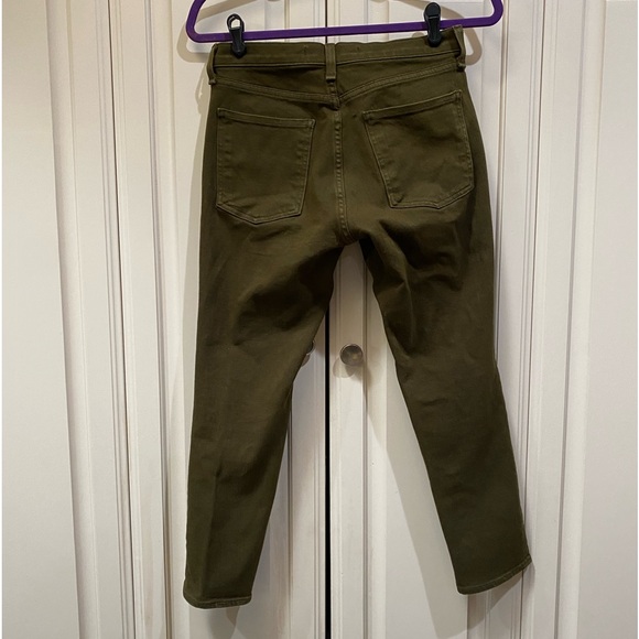 Veronica Beard Khaki Green Jeans - Picture 2 of 7
